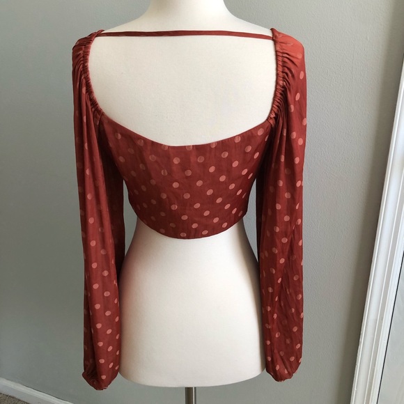 By Together polka dot wrap top - Picture 2 of 4